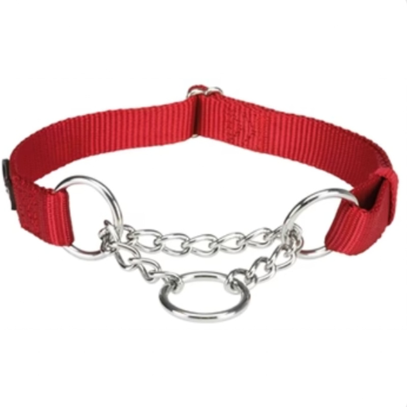Hundehalsband Premium Anti-Zug Rot